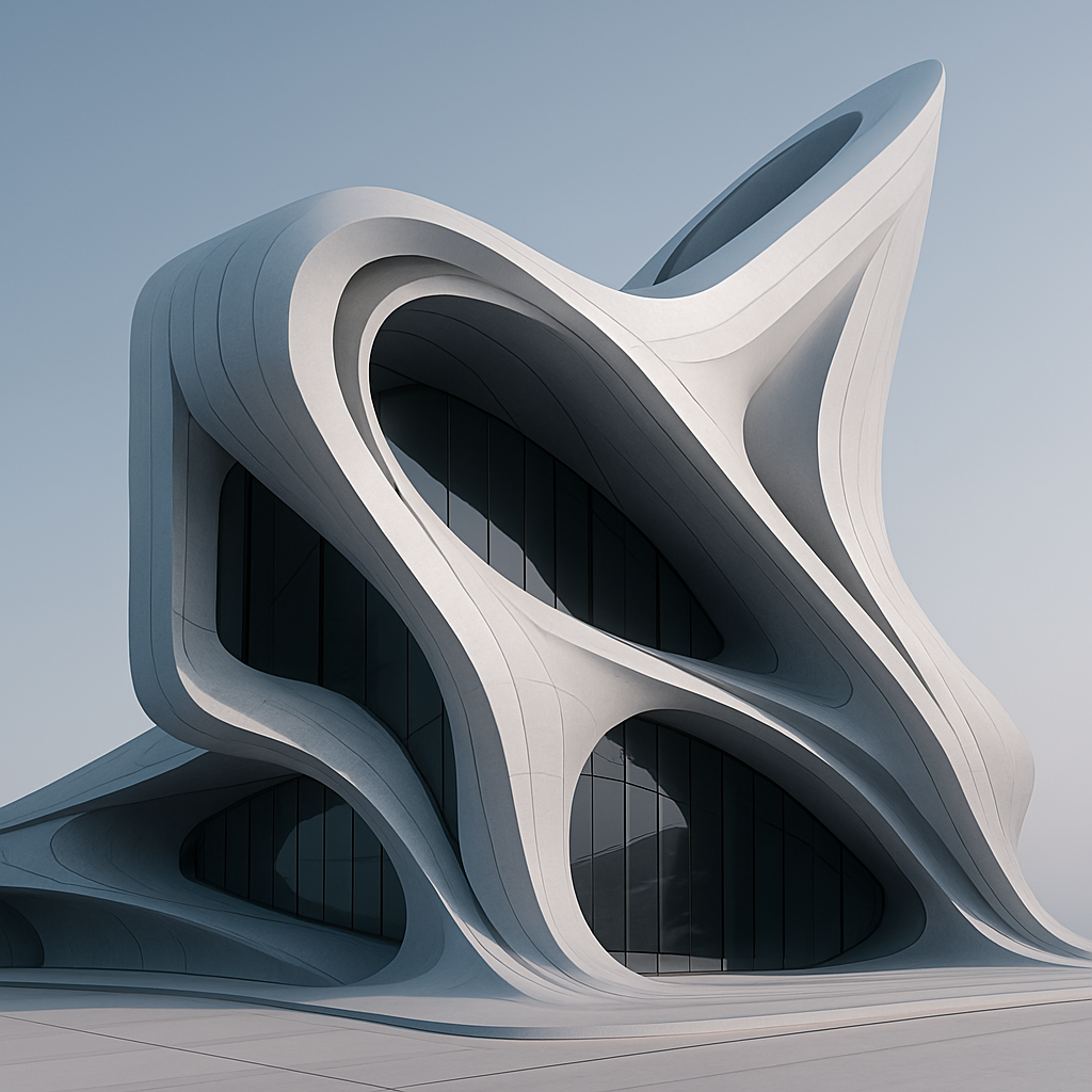 Vista aérea de un proyecto arquitectónico de alta gama